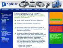 Tablet Screenshot of kedziorl.pl